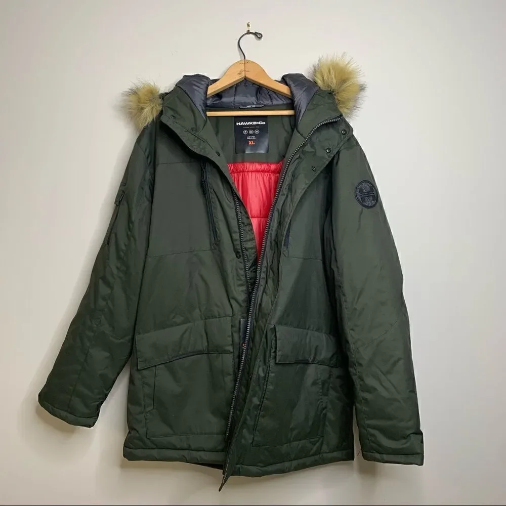 Hawke Co. Faux Fur Trim Jacket - XL